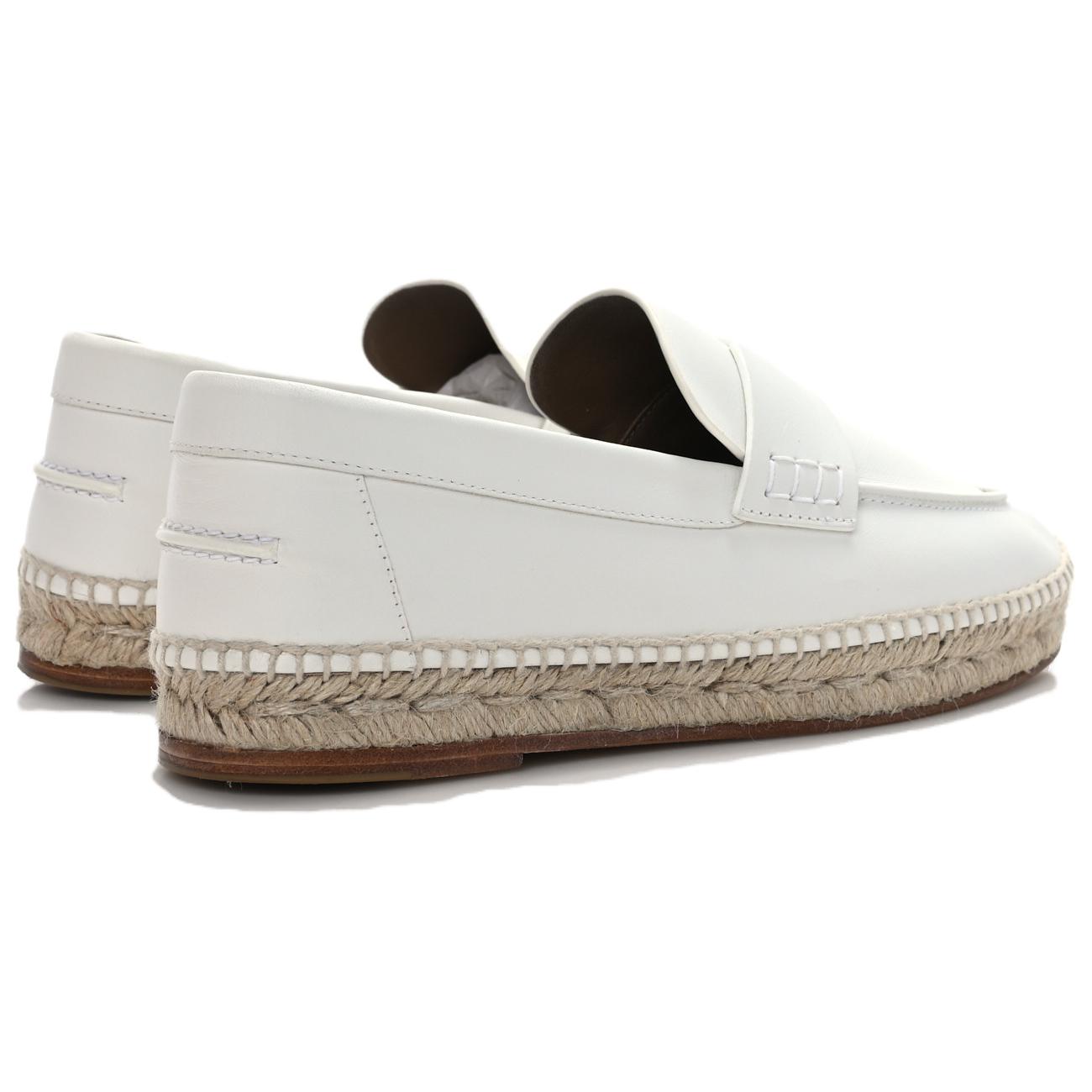 Lookbook (Women) HERMES Trip Leather Slip-On Low 'White' H231123Z-90