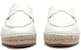 (W) HERMES Trip Kulit Slip-On Rendah 'Putih' H231123Z-90