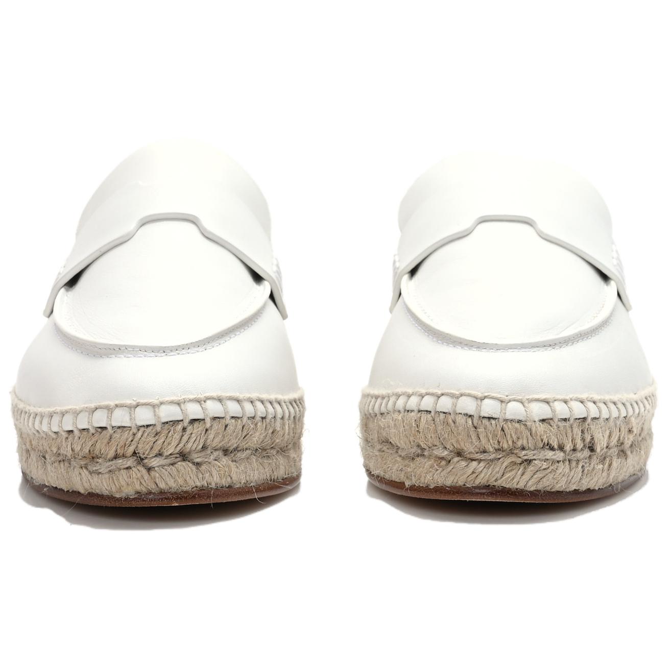 Shop (Women) HERMES Trip Leather Slip-On Low 'White' H231123Z-90