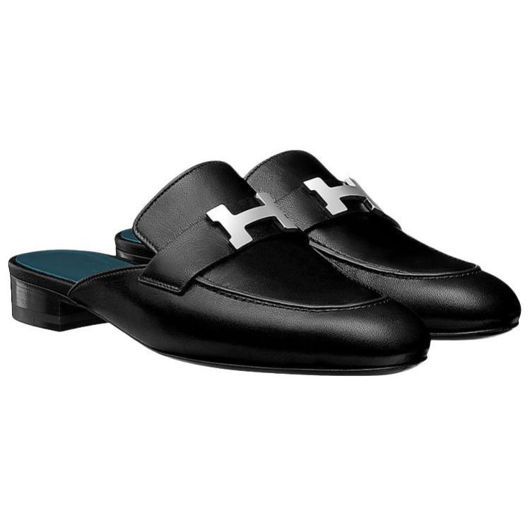 (W) HERMES Trocadero 'Black Goat Skin with Metal Details' 圖 3