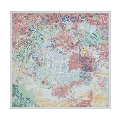 (Women) HERMES Tropical Jungle 90cm Multicolor Silk Scarf H003602S-02