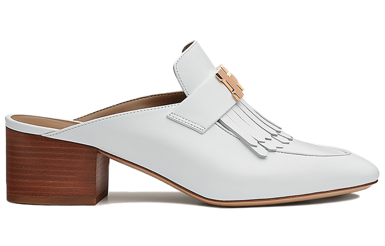 Lookbook (W) HERMÈS Tuileries Mule ''Cuir Blanc'' H212088Z-90