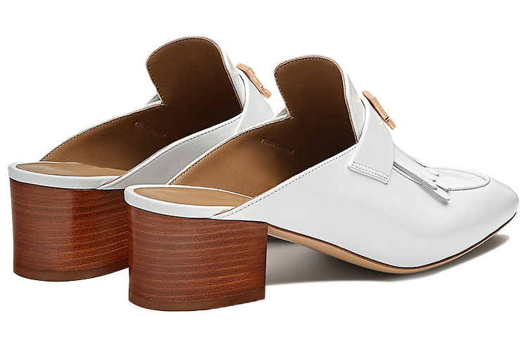 Purchase (W) HERMÈS Tuileries Mule ''Cuir Blanc'' H212088Z-90