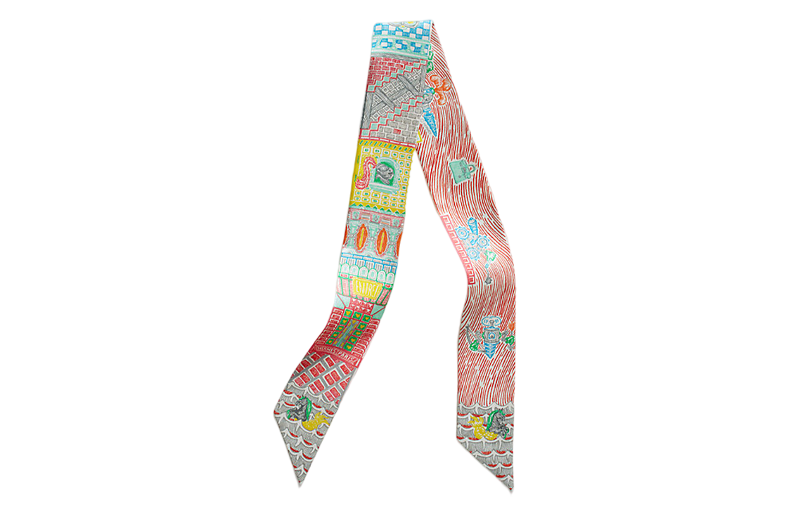 (Women) HERMES Twilly  Scarf "Silk Scarf Adventure" Multicolor H064011S 01 圖 2