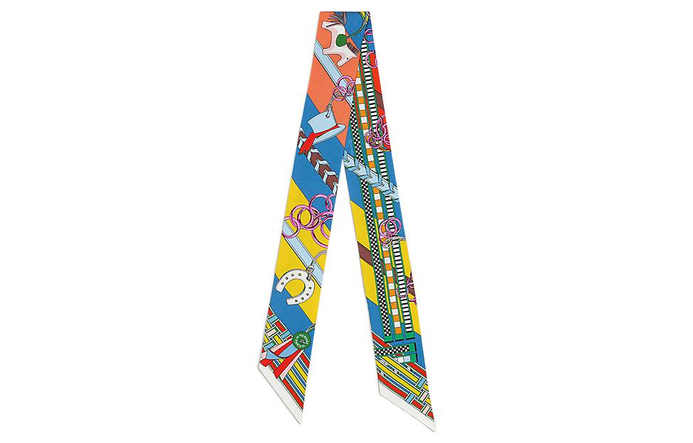 (Women) HERMES Twilly  Scarf Multicolor - Brides de Gala and Mascots Design H062849S-16 圖 2