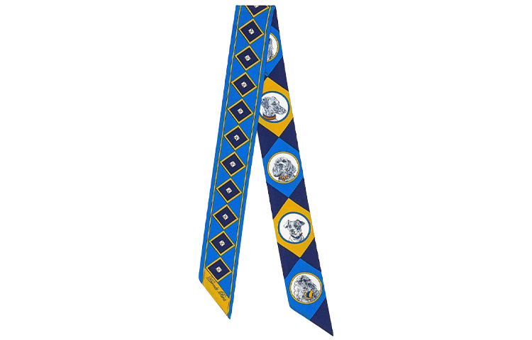 (Women) HERMES Twilly Scarf Multicolor H063453S 圖 2