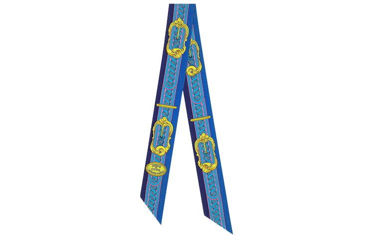 (Women) HERMES Twilly Silk Scarf - Equestrian Design H061517S-04 圖 2