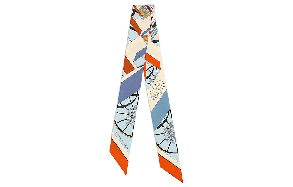 Buy (Women) HERMES Twilly Silk Scarf "Spring in Motion" Women’s Accessory. H063932S-08