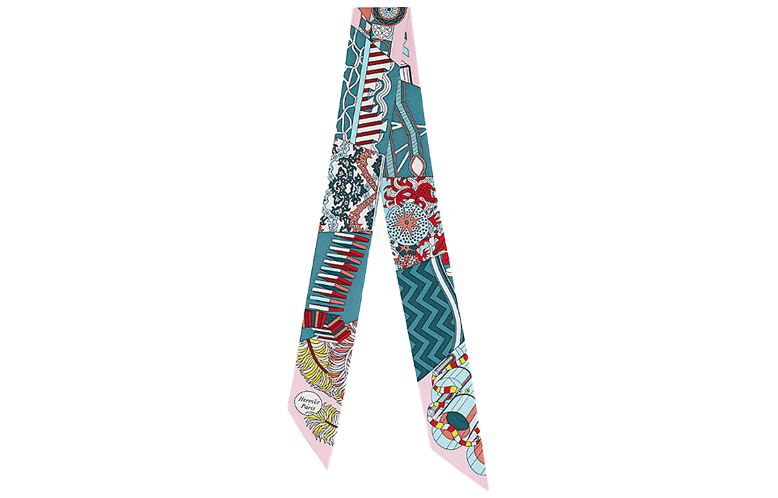 (Women) HERMES Twilly Silk Scarf Parasol to Duel Accessory. H063464S-01 圖 2