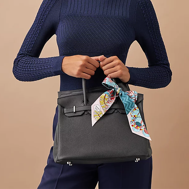 (Women) HERMES Twilly Silk Scarf Parasol to Duel Accessory. H063464S-01 圖 3