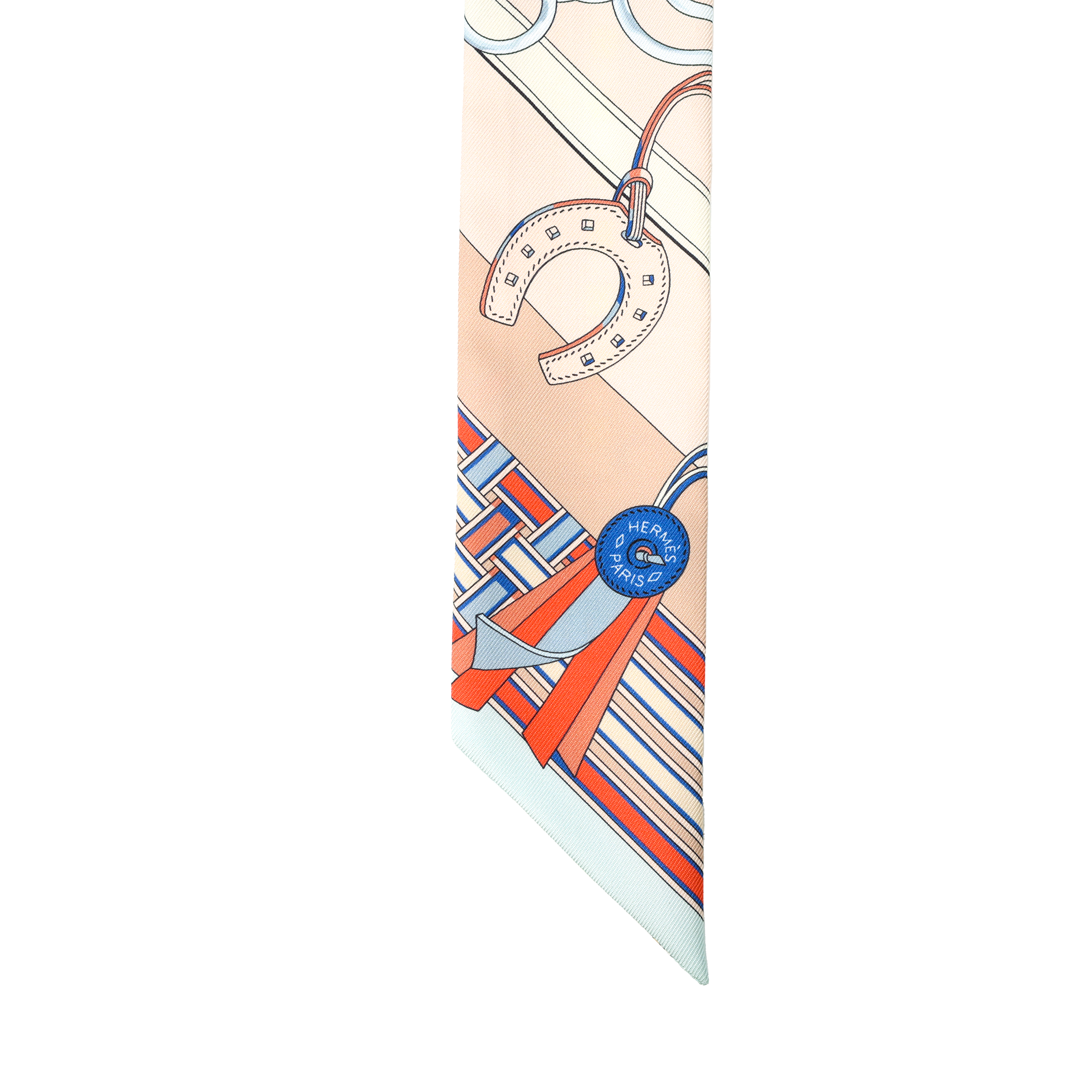 (Women) HERMES Twilly Silk Scarf Pink Rose Color for Women. H062849S 17 圖 4