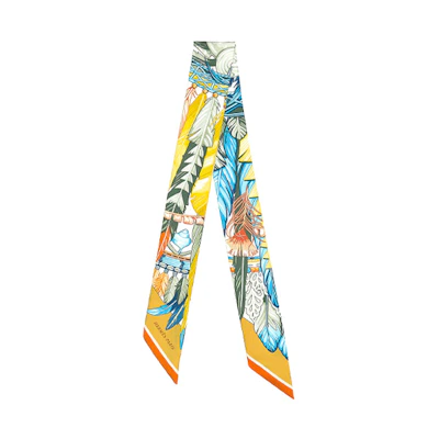 (Women) HERMES Twilly Ta-Ping Dance Silk Scarf for Women. H063572S-10