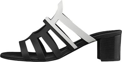 (Women) HERMES Two-Tone Calfskin High Heel Sandals 'Black' H211210Z-01 (Women) HERMES Two-Tone Calfskin High Heel Sandals 'Black' H211210Z-01