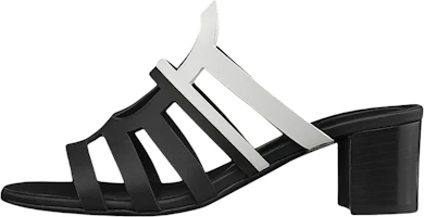 (Women) HERMES Two-Tone Calfskin High Heel Sandals 'Black' H211210Z-01 (Women) HERMES Two-Tone Calfskin High Heel Sandals 'Black' H211210Z-01