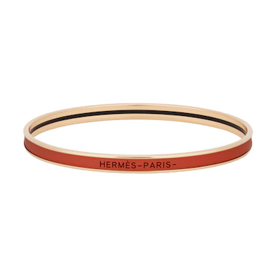 (Women) HERMES Uni 18K Rose Gold Bracelet for Women - Stylish and Elegant. H240001FO8A