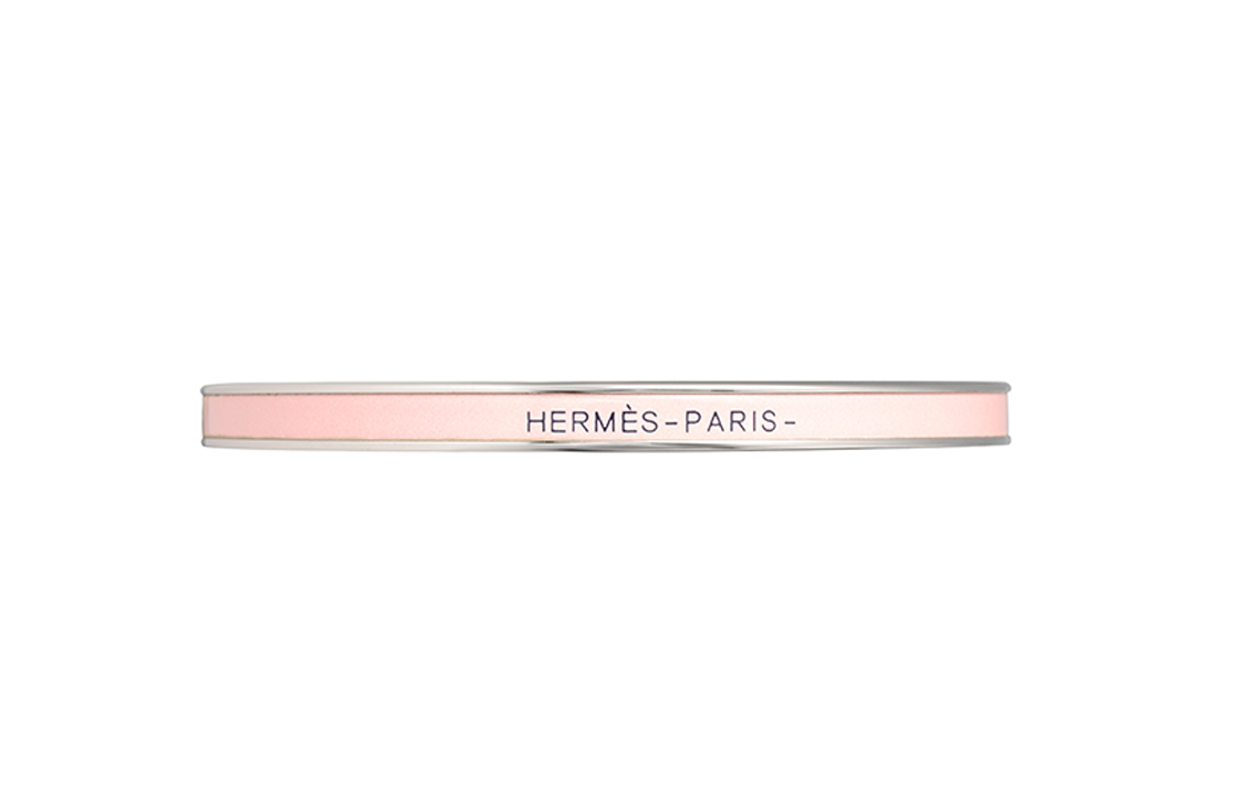 Shop (W) HERMES Uni Narrow Palladium Gelang Enamel Wanita Pink. H240001FP1Z-65