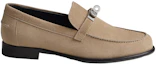 Order (W) HERMES Velluto Mocassino Semplice Marrone H221087Z-1J