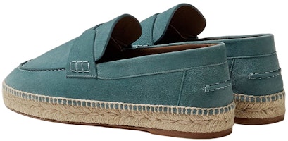 (W) HERMES Velvet Flat 'Biru' H211138Z-6U Shop (W) HERMES Velvet Flat 'Biru' H211138Z-6U