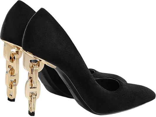 (W) HERMES Tacchi Alti in Velluto ''Nero'' H212009Z-02 Shop (W) HERMES Tacchi Alti in Velluto ''Nero'' H212009Z-02