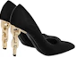 Shop (W) HERMES Tacchi Alti in Velluto ''Nero'' H212009Z-02