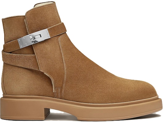 (Women) HERMES Veo Buckle Boot 'Brown Leather' H212112Z-A3350 Order (Women) HERMES Veo Buckle Boot 'Brown Leather' H212112Z-A3350