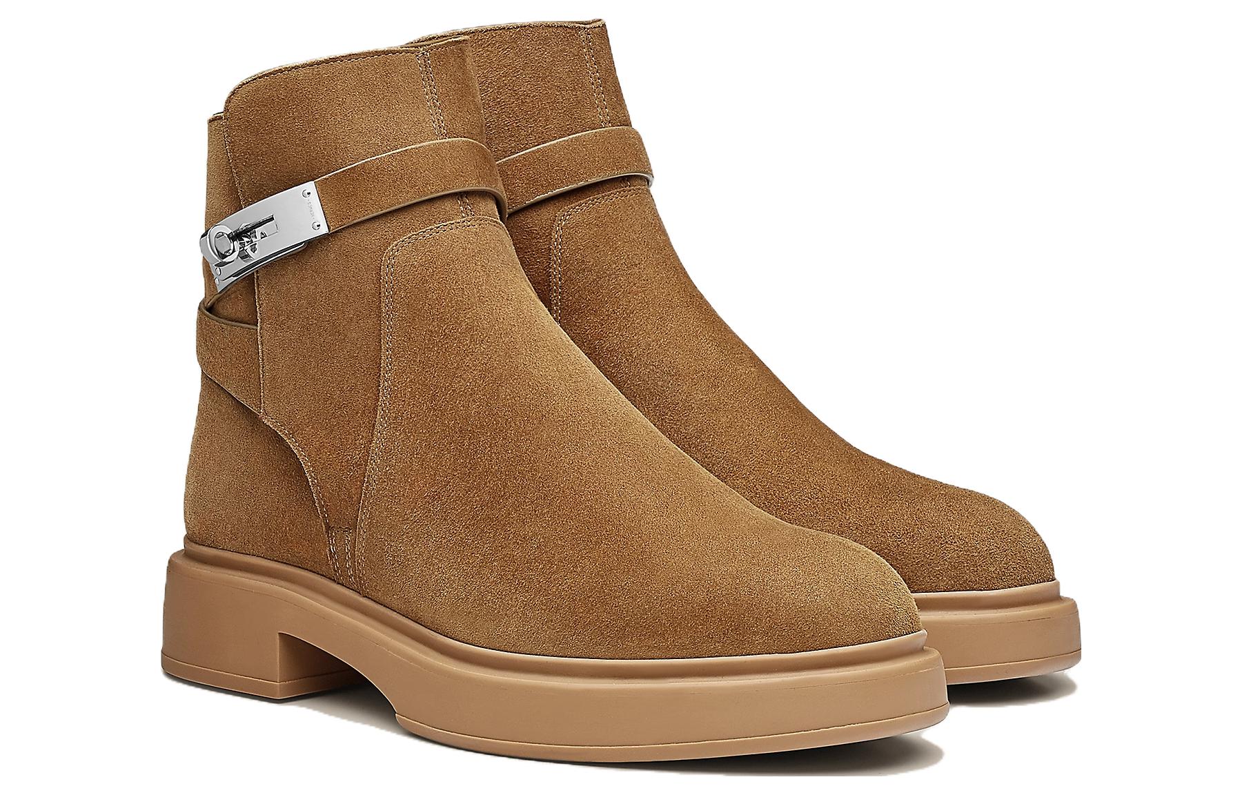 Lookbook (W) HERMES Sepatu Boot Gesper Veo 'Kulit Coklat' H212112Z-A3350