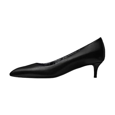 (W) HERMES Vicky 40 High Heel 'Black' 'Equatorial Jungle Tattoo'