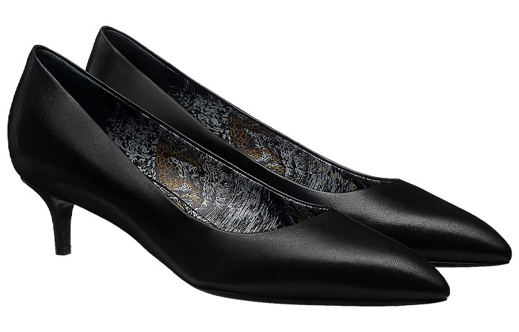 (W) HERMES Vicky 40 High Heel 'Black' 'Equatorial Jungle Tattoo' 圖 3