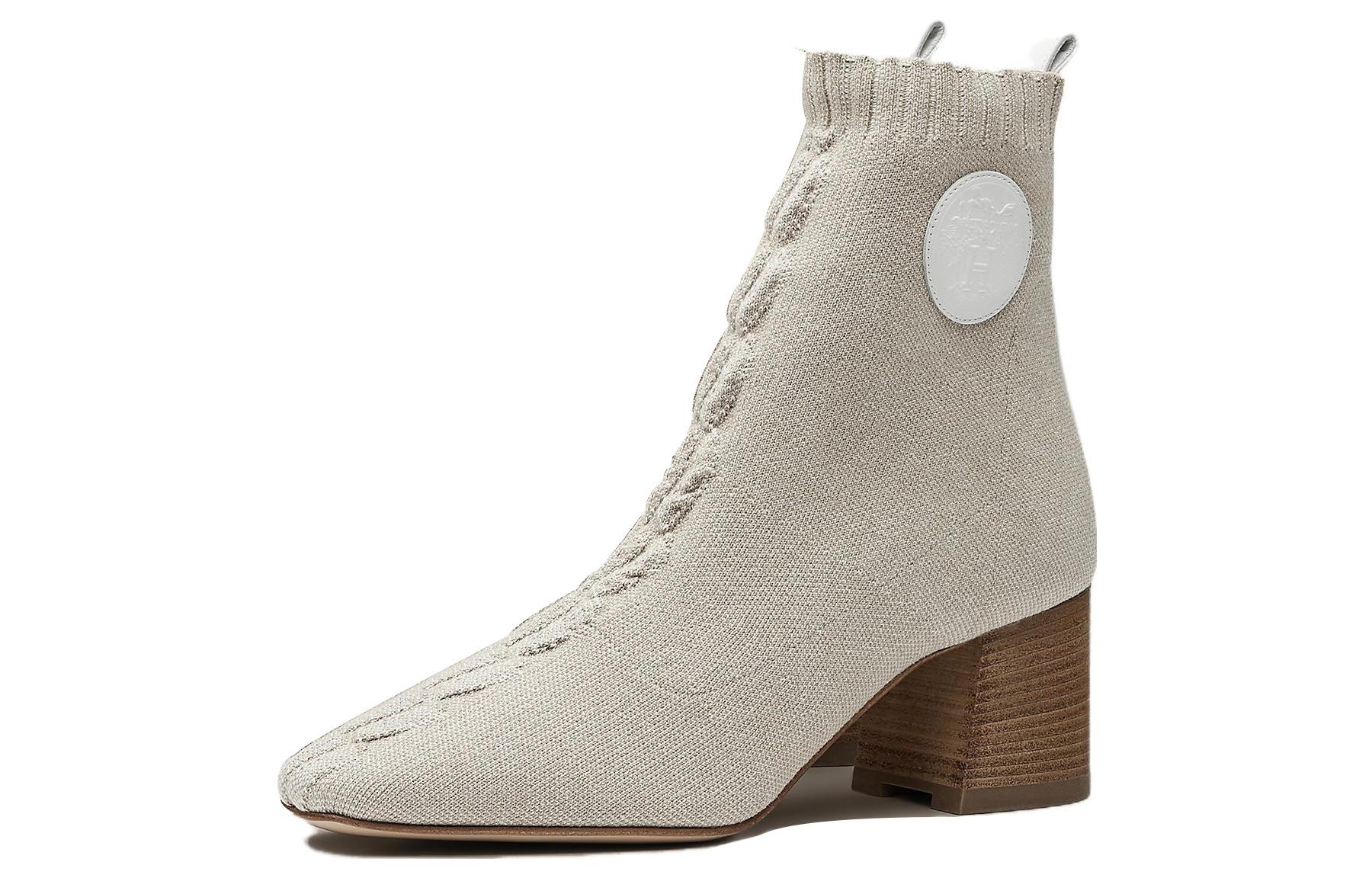 (Women) HERMES Volver 'Versatile Fashion Grey Ankle Boot' H221164Z-90