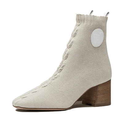 (W) HERMES Volver 'Versatile Fashion Grey Ankle Boot'