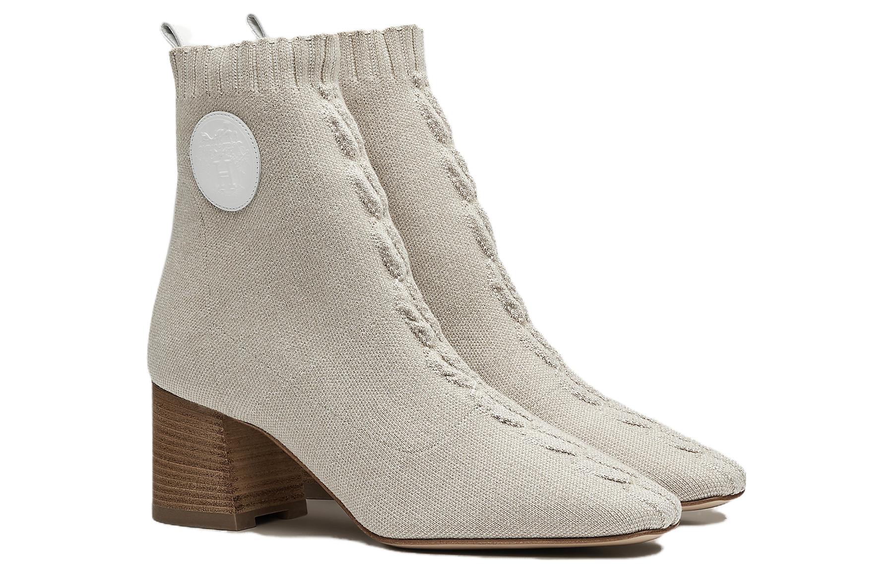 Order HERMES愛馬仕 Volver 織物 百搭時尚 短靴 女款 灰色