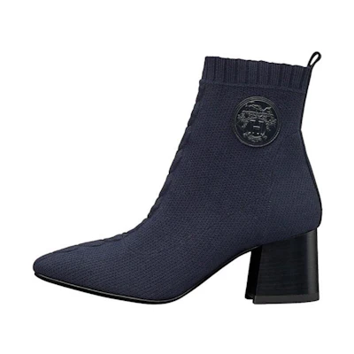 (W) HERMES Volver Knit Ankle Boot 'Blue'