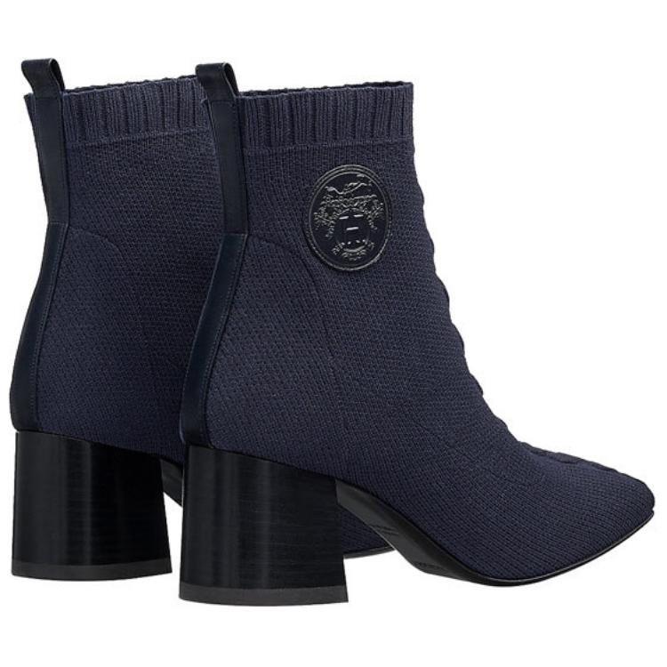 Purchase (W) 爱马仕 Volver 蓝色针织踝靴 H192034Z-O5