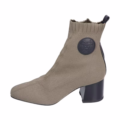 (W) HERMES Volver Knit Ankle Boot 'Brown'