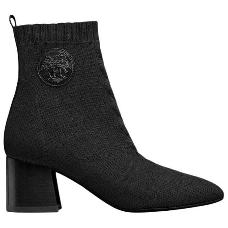 Order HERMES 愛馬仕 Volver 針織 女款 短筒靴 黑色