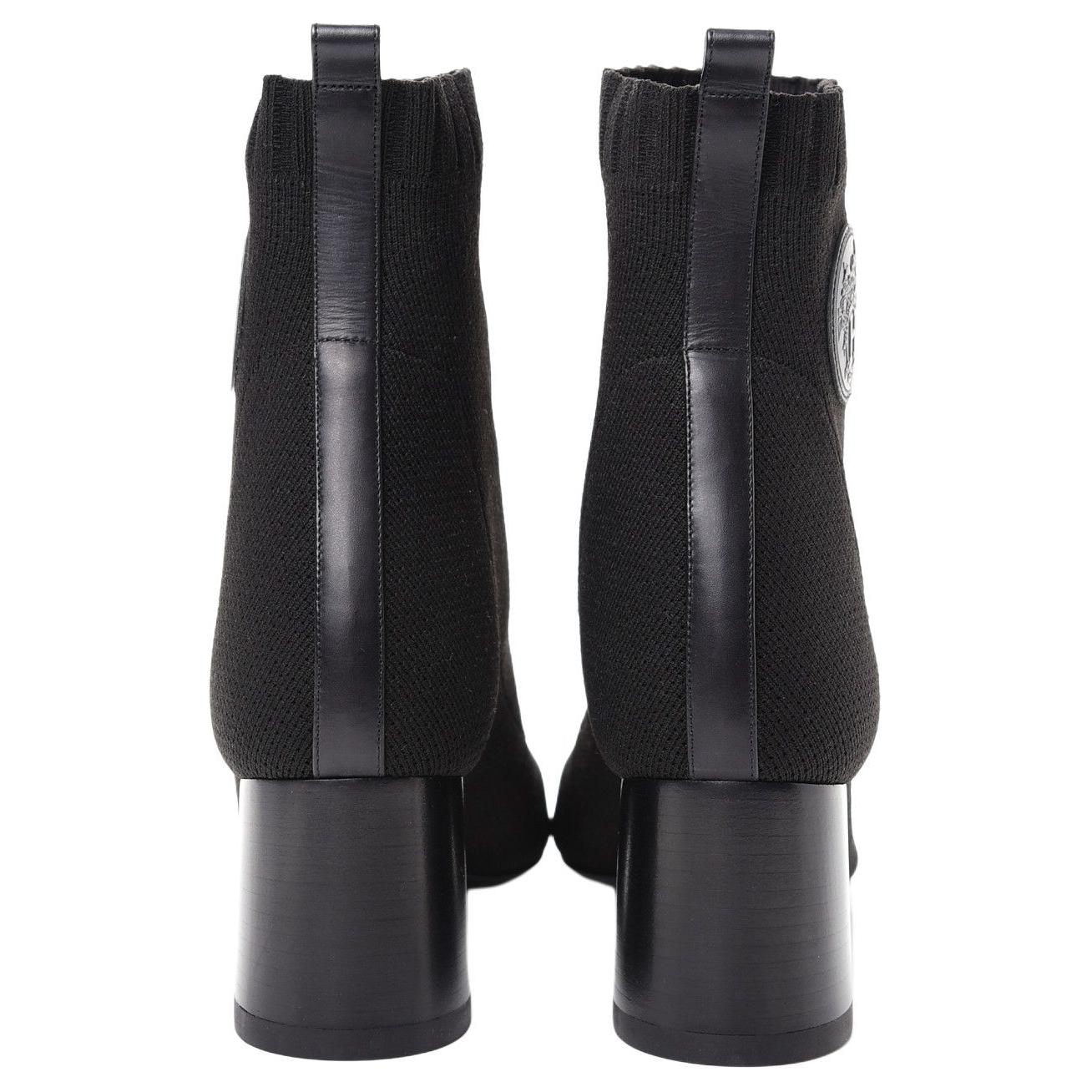 Purchase HERMES 愛馬仕 Volver 針織 女款 短筒靴 黑色