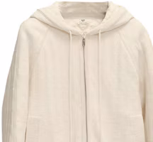 Details for (W) HERMES 白色純色長袖連帽拉鍊外套. H1H2102D691