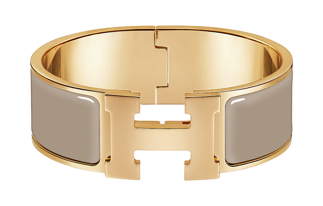 (Women) HERMES Wide Clac H Gold Plated Bracelet H300001F-19 圖 2