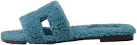 Buy (W) HERMES Wollgefütterte Slip-On Hausschuhe ''Blau'' H212178Z-25