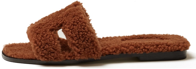 women-hermes-wool-skin-slip-on-slides-brown-h212178-z-c0