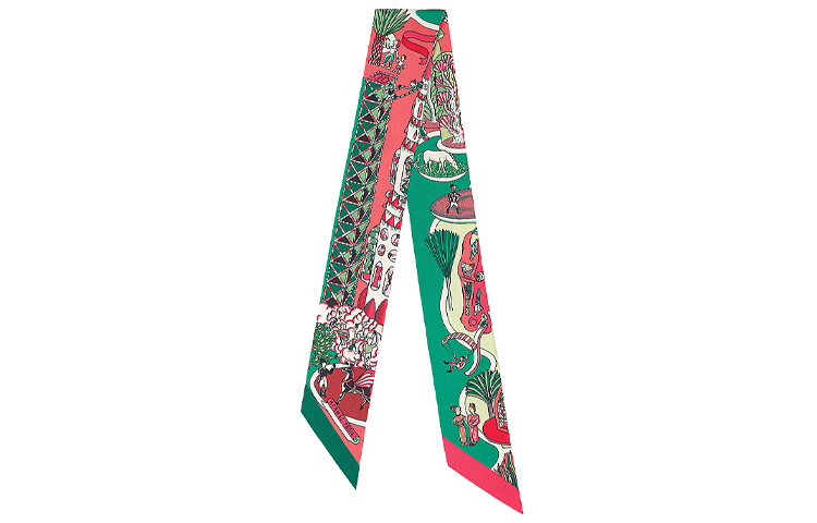(Women) HERMES World Expo Twilly Scarf Mint Green H063536S-02 圖 2
