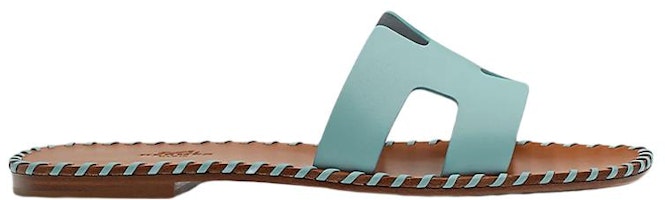 HERMES 愛馬仕 編織小牛皮涼鞋 女款 藍色 Order HERMES 愛馬仕 編織小牛皮涼鞋 女款 藍色