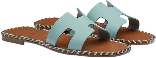 HERMES 愛馬仕 編織小牛皮涼鞋 女款 藍色 Lookbook HERMES 愛馬仕 編織小牛皮涼鞋 女款 藍色