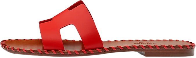 (Women) HERMES Woven Calfskin Sandals 'Red' H221110Z-Z4 (Women) HERMES Woven Calfskin Sandals 'Red' H221110Z-Z4