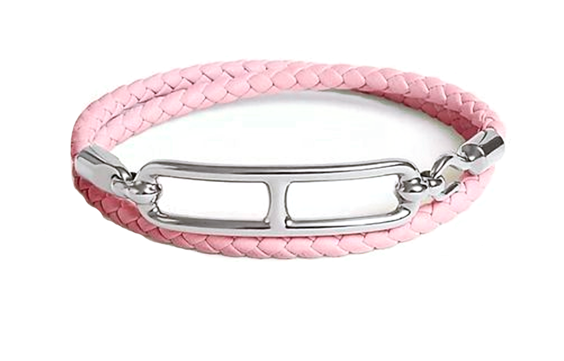 (Women) HERMES Woven Design Bracelet -  Pink H071727FP3QT1 圖 2