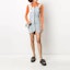 Shop (Women) HERON PRESTON Asymmetrical Zipper Sleeveless Dress Women’s Light Blue HWYM001R207990047300
