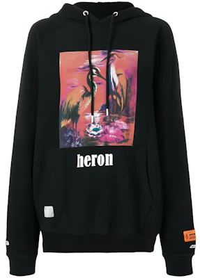 (W) Heron Preston 黑色連帽衫 彩色鶴圖案 HWBB005R197570261088 Buy (W) Heron Preston 黑色連帽衫 彩色鶴圖案 HWBB005R197570261088