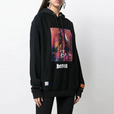 (W) Heron Preston 黑色連帽衫 彩色鶴圖案 HWBB005R197570261088 Lookbook (W) Heron Preston 黑色連帽衫 彩色鶴圖案 HWBB005R197570261088