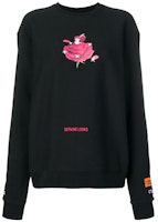 (Women) HERON PRESTON Black Rose Petal Hoodie Women HWBA001E186010221028 (Women) HERON PRESTON Black Rose Petal Hoodie Women HWBA001E186010221028