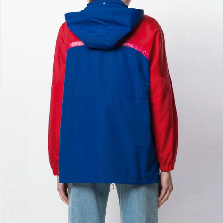 Shop (Women) HERON PRESTON Blue Hooded Parka Jacket HWEA012R197300073188